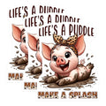 (3 Pack) Pig Decals - Laptop Decal - Funny Animal Decal - 3 Inches On Longest Side - Easy Peel & Apply - Made in USA - 3MCS6707