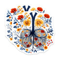 (2 Pack) Floral Lungs Magnets - Anatomical Flower Art - Healthcare Worker Decor - 5 Inches On Longest Side - Thick Durable Magnet - Made in USA - MAG26301