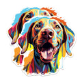 (2 Pack) Weimaraner Dog Breed Magnets- 5 Inches On Longest Side - Choose from Over 100 Dog Breeds - for Cars, Refrigerators, Toolboxes - Made in USA - MAG1974