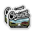(2 Pack) Corinth Mississippi Magnets - Travel Souvenir Fridge Magnets - Mississippi Decor - 5" On Longest Side - Premium Magnet - for Cars, Refrigerators, Toolboxes, Lockers - Made in USA - MAG17578