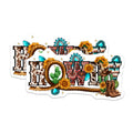 (2 Pack) Howdy Western Magnets - Cowgirl Aesthetic Decor - Southwestern Sunflowers Cactus - 5 Inches On Longest Side - Thick Durable Magnet - Made in USA - MAG25344