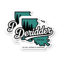(2 Pack) Deridder Louisiana Magnets - Fort Polk - Toledo Bend Souvenir - 5" On Longest Side - Premium Magnet - for Cars, Refrigerators, Toolboxes, Lockers - Made in USA - MAG17772