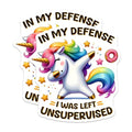 (2 Pack) Unicorn Magnet - Funny Unicorn Quote Magnets - Cute Rainbow Unicorn Magnets - 5" On Longest Side - for Cars, Refrigerators, Toolboxes, Lockers - Made in USA BMCS3338