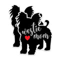 (2 Packs) Westie Dog Mom Magnets - Westie Dog Breed Magnets - 5 Inches On Longest Side - Premium Magnet - for Fridges, Toolboxes, Cars - Made in USA - MAG2543