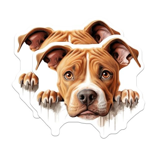 (2 Pack) Cute Dog Decor Magnet - Pet Lover Accessories - 5" On Longest Side - Sticks to Smooth Flat Surfaces - Made in USA - MAG9825