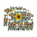 (2 Pack) Mimi to Memaw Magnets - Country Grandparent Saying - Sunflower Butterfly Accents - Rustic Farmhouse Decor - 5 Inches On Longest Side - Thick Durable Magnet - Made in USA - MAG23814