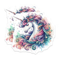 (2 Pack) Rainbow Unicorn Magnets - Magical Fantasy Decor - Dreamy Pastel Aesthetic for Kids Room - 5 Inches On Longest Side - Thick Durable Magnet - Made in USA - MAG37594