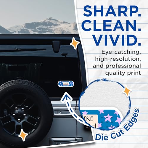 (2 Packs) You're Enough Bandage Stickers - Positive Motivating Inspiring Stickers Decals - 5 Inches On Longest Side - Premium Vinyl Decal - Sticks to Any Smooth Flat Surface - Made in USA - BMCS2317