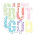 (2 Pack) But God Magnets - Christian Faith Decor - Inspirational Message - 5 Inches On Longest Side - Thick Durable Magnet - Made in USA - MAG26635