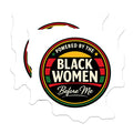 (2 Pack) Black Women Empowerment Magnets - Cultural Heritage Statement - Inspirational Affirmation Display - 5 Inches On Longest Side - Thick Durable Magnet - Made in USA - MAG21312