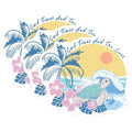 (3 Pack) Turtle Decals - Beach Theme Decal - Tropical Laptop Decal- 3 Inches On Longest Side - Easy Peel & Apply - Made in USA - 3MCS5933
