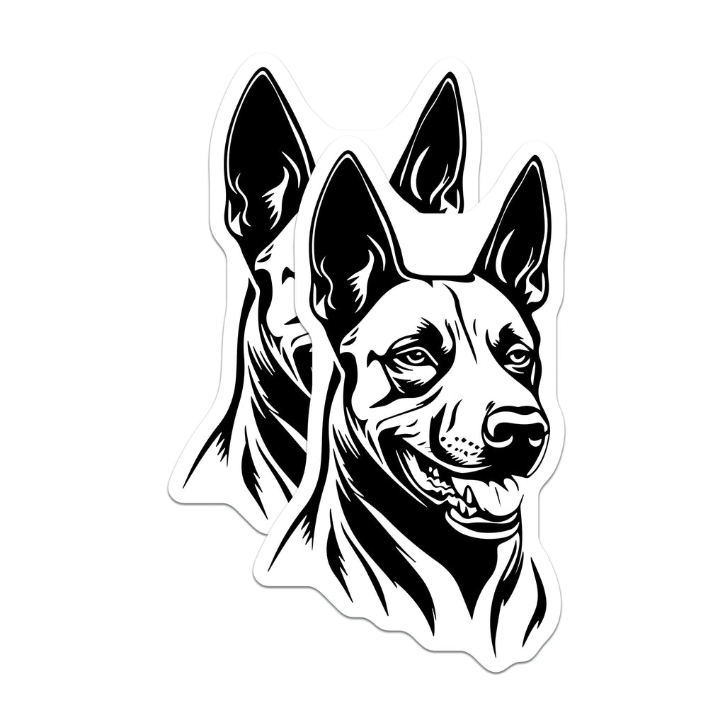 (2 Pack) German Shepherd Magnets - Dog Lover Fridge Decor - Pet Enthusiast Home Accents - 5 Inches On Longest Side - Thick Durable Magnet - Made in USA - MAG36546