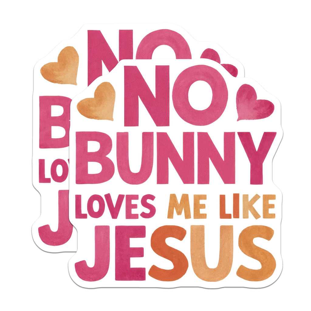 (2 Pack) Easter Jesus Magnets - Religious Fridge Decor - Christian Saying Magnet Set - 5" On Longest Side - Premium Magnet - for Cars, Refrigerators, Toolboxes, Lockers - Made in USA - MAG15713
