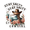(2 Pack) Western Decor Magnet - Inspirational Quote - Rodeo Theme - 5" On Longest Side - Sticks to Smooth Flat Surfaces - Made in USA - MAG10080