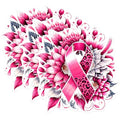 (3 Pack) Pink Ribbon Decals - Breast Cancer Awareness - Laptop Decals - 3 Inches On Longest Side - Easy Peel & Apply - Made in USA - 3MCS0965