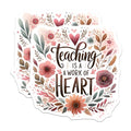 (2 Pack) Teaching Magnets - Teacher Appreciation - Inspirational Magnets - Motivational Encouragement - 5" On Longest Side - for Cars, Fridges, Toolboxes - Made in USA - MAG4425