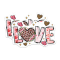 (2 Pack) Love Design Magnets - Hearts and Roses - Decorative Home and Office Magnet - 5" On Longest Side - Premium Magnet - for Cars, Refrigerators, Toolboxes, Lockers - Made in USA - MAG15630