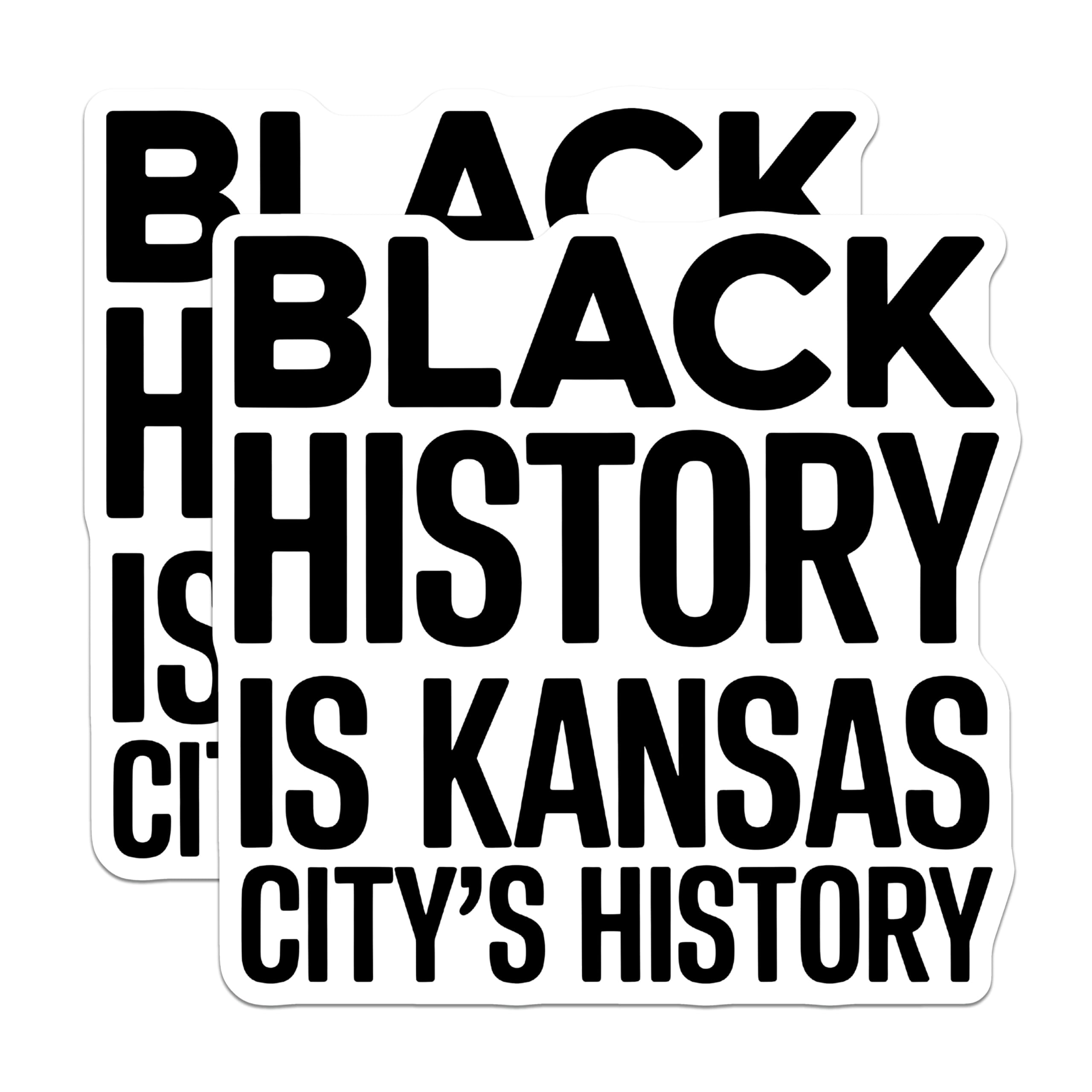 (2 Pack) Black History Kansas City Magnets - African American Culture - Historical Pride Decor - 5 Inches On Longest Side - Thick Durable Magnet - Made in USA - MAG19476