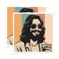 (2 Pack) The Dude Magnets - Big Lebowski Fridge Decor - Cult Classic Movie Fan Art - 5 Inches On Longest Side - Thick Durable Magnet - Made in USA - MAG29703