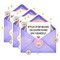 (3 Pack) Positive Affirmation Decals - Mental Health Sticker - Encouragement Decals - 3 Inches On Longest Side - Easy Peel & Apply - Made in USA - 3MCS6285