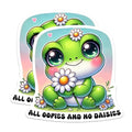 (2 Pack) Cute Frog Magnets - Adorable Frog Decor - 5" On Longest Side - for Cars, Fridges, Toolboxes - Made in USA - MAG7621