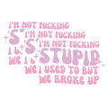 (3 Pack) Funny Sarcastic Decals - I'm Not Stupid - Trendy Laptop Sticker - 3 Inches On Longest Side - Easy Peel & Apply - Made in USA - 3MCS7249