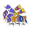 (2 Pack) Senior 2026 Magnets - Class of Twenty Twenty Six Decor - High School Graduate Keepsake - 5 Inches On Longest Side - Thick Durable Magnet - Made in USA - MAG38229