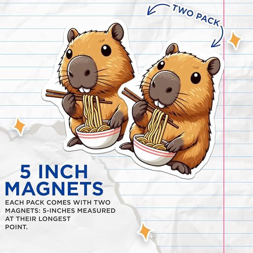 (2 Pack) 5" On Longest Side Magnet - Sticks to Smooth Flat Surfaces - Made in USA - MAG9920