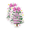 (2 Pack) Christian Christmas Tree Magnets - O Come Let Us Adore Him - Faith Based Holiday Decor - 5 Inches On Longest Side - Thick Durable Magnet - Made in USA - MAG25640