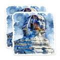 (2 Pack) Sphinx Art Stickers - Historical Landmark Stickers - Unique Travel Stickers - 5" On Longest Side - Sticks to Smooth Flat Surfaces - Made in USA - BMCS5193