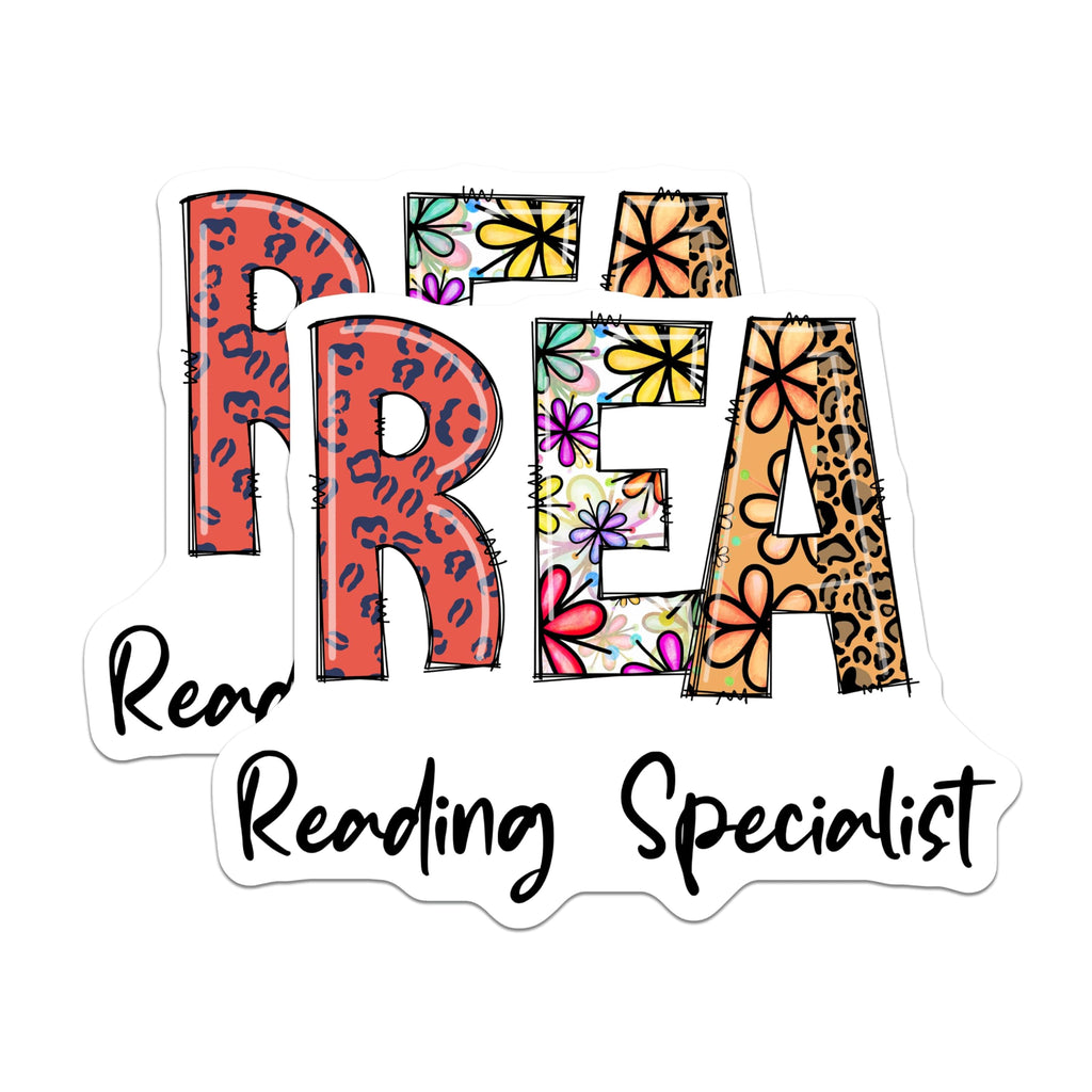 (2 Pack) Reading Specialist Magnets - Educator Appreciation - Teacher Decor Magnet - 5" On Longest Side - Premium Magnet - for Cars, Refrigerators, Toolboxes, Lockers - Made in USA - MAG15619