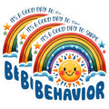 (3 Pack) Behavior Decals - Rainbow Decal - Encouragement Decal - 3 Inches On Longest Side - Easy Peel & Apply - Made in USA - 3MCS1949