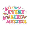 (2 Pack) Every Beat Matters Magnets Magnets - Inspirational Butterfly Decor for Fridge - 5" On Longest Side - Made in USA - Sticks to Refrigerators & Metal Surfaces - MAG9148