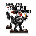 (2 Pack) Chicken Lover Magnets - Cowboy Chicken - Beer Drinking Rooster - 5" On Longest Side - Premium Magnet - for Cars, Refrigerators, Toolboxes, Lockers - Made in USA - MAG15551