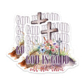 (2 Pack) Inspirational Faith Magnets Magnets - God is Good Quote - Religious Christian Home Decor - 5" On Longest Side - Made in USA - Sticks to Refrigerators & Metal Surfaces - MAG8569