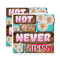 (2 Pack) Hot Mess Never Stress Magnets Magnets - 5" On Longest Side - Made in USA - Sticks to Refrigerators & Metal Surfaces - MAG8468
