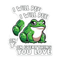 (2 Pack) Funny Frog Magnets - Sarcastic Meme Fridge Decor - Dark Humor Animal Magnets - Quirky Locker Decorations - 5 Inches On Longest Side - Thick Durable Magnet - Made in USA - MAG39386