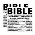 (2 Pack) Bible Emergency Numbers Magnets - Quick Reference Guide - Scripture Inspired Home - 5" On Longest Side - for Cars, Fridges, Toolboxes - Made in USA - MAG3874