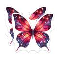 (2 Pack) Cosmic Butterfly Magnets - Galaxy Wing Decor - Spacecore Aesthetic - Vibrant Celestial Art - 5 Inches On Longest Side - Thick Durable Magnet - Made in USA - MAG37139