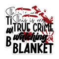 (2 Pack) True Crime Watching Magnets - Funny Murder Mystery - Spooky Refrigerator Decor for Fan - 5 Inches On Longest Side - Thick Durable Magnet - Made in USA - MAG38445