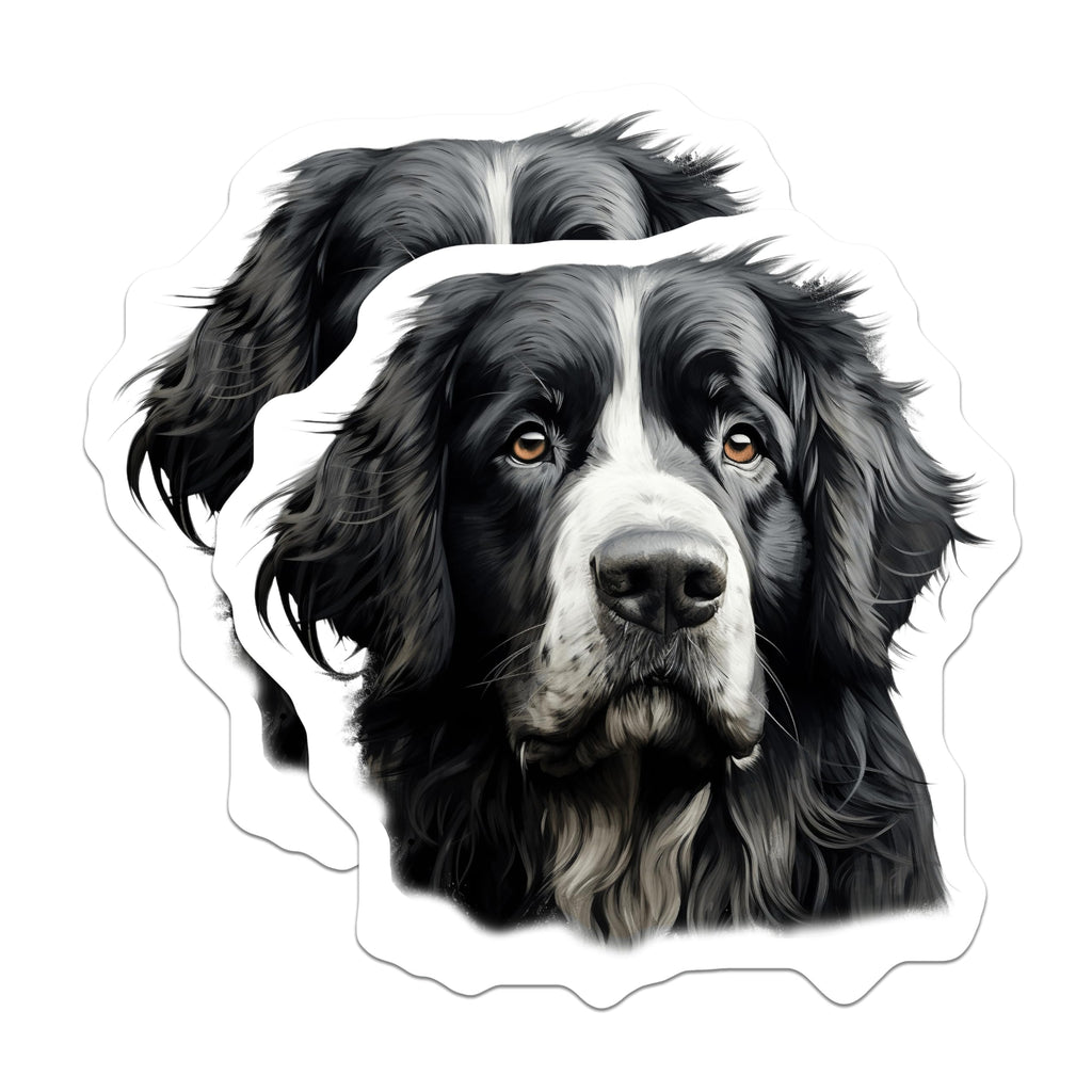 (2 Pack) Bernese Mountain Dog Magnets - Dog Lover Decor - Pet Owner Accessory - 5 Inches On Longest Side - Thick Durable Magnet - Made in USA - MAG30481