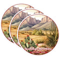 (3 Pack) Guadalupe Mountains Decals - National Park Souvenir - Desert Landscape - 3 Inches On Longest Side - Easy Peel & Apply - Made in USA - 3MCS0469