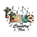 (2 Pack) Country Music Magnets - Cowboy Boots Hat - Guitar Fridge Home Decor - 5" On Longest Side - Premium Magnet - for Cars, Refrigerators, Toolboxes, Lockers - Made in USA - MAG15916