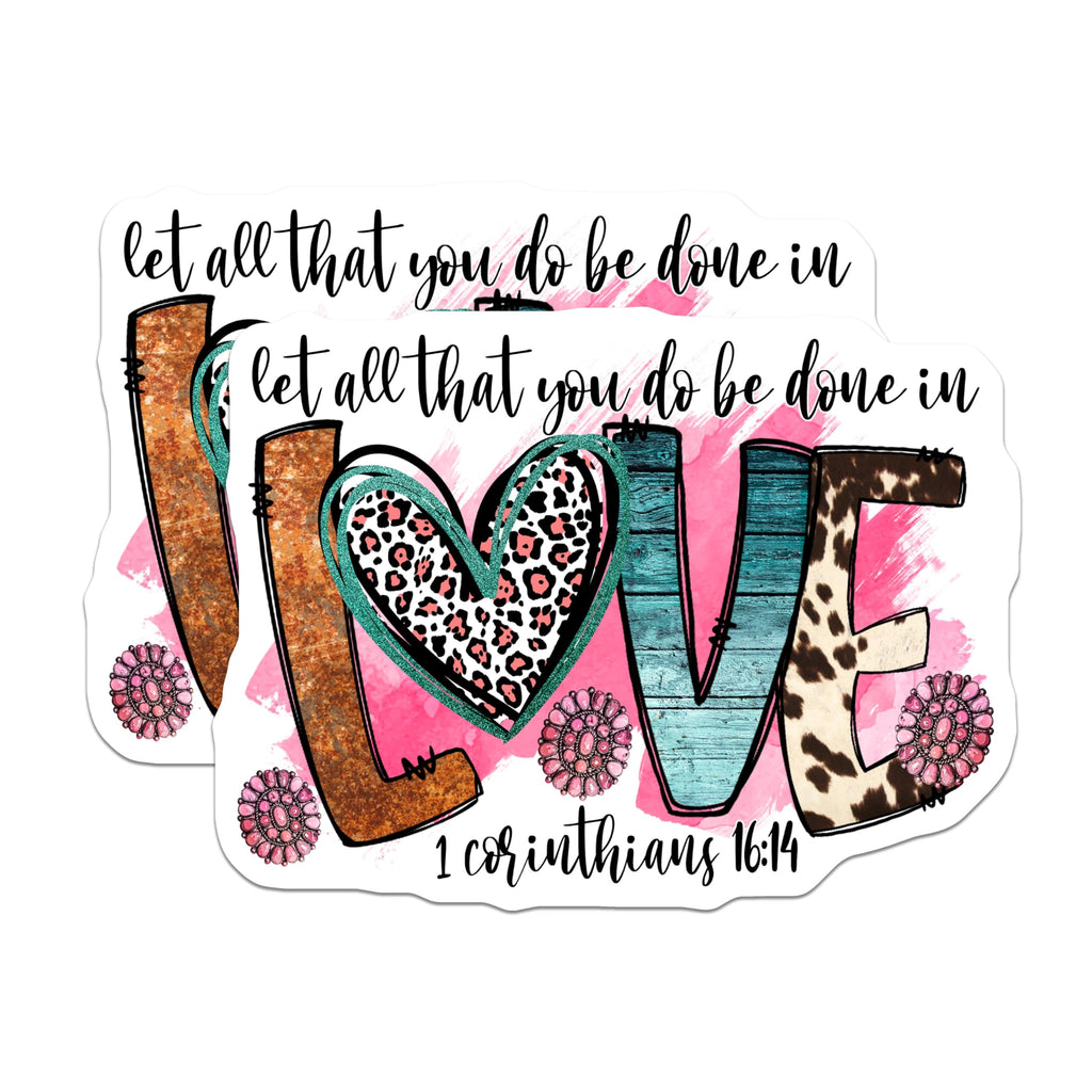 (2 Pack) Christian Faith Magnets - Rustic Cowgirl Leopard - Scripture Verse Kitchen Decor - 5 Inches On Longest Side - Thick Durable Magnet - Made in USA - MAG29415