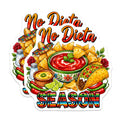 (2 Pack) No Dieta Season Magnets - Mexican Food Decor - Funny Kitchen Accessory - Taco Lover Item - 5 Inches On Longest Side - Thick Durable Magnet - Made in USA - MAG27170