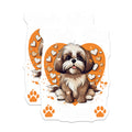 (2 Pack) Shih Tzu Mom Magnets - Cute Puppy Dog Breed Decor - Canine Pet Lover Refrigerator Accent - Animal Fan Collectible - 5 Inches On Longest Side - Thick Durable Magnet - Made in USA - MAG23504