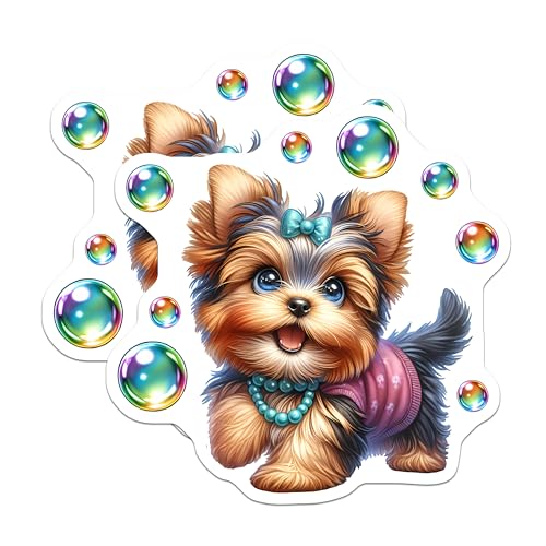 (2 Pack) Adorable Dog DÃƒÂ©cor Magnet - 5" On Longest Side - Sticks to Smooth Flat Surfaces - Made in USA - MAG9619
