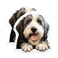(2 Pack) Adorable Puppy Magnet - Pet Lover Decor - Fridge Accessories - 5" On Longest Side - Sticks to Smooth Flat Surfaces - Made in USA - MAG10240