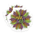 (2 Pack) Mardi Gras Magnets - Leopard Print Feathers - Celebration Magnet - 5" On Longest Side - Premium Magnet - for Cars, Refrigerators, Toolboxes, Lockers - Made in USA - MAG14567