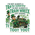 (2 Pack) Leprechaun Train Magnets - Irish Luck - Saint Patrick's Day Decoration - 5" On Longest Side - Premium Magnet - for Cars, Refrigerators, Toolboxes, Lockers - Made in USA - MAG16668